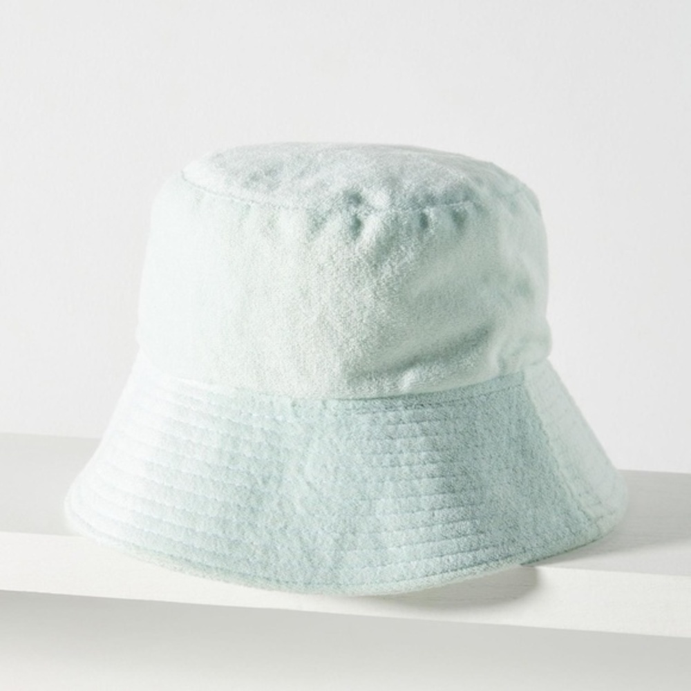 Anthropologie Terry Cloth Bucket Hat